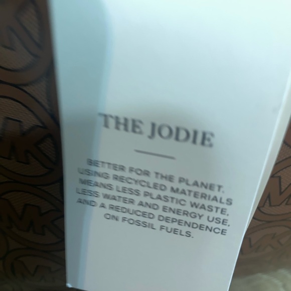 NWT Michael Kors Jodie Sm Tote Tan Recycled Materials - Picture 9 of 9